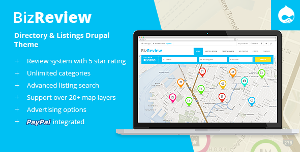 Drupal BizReview theme