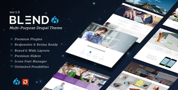 Drupal Blend Theme Drupal Blend Theme