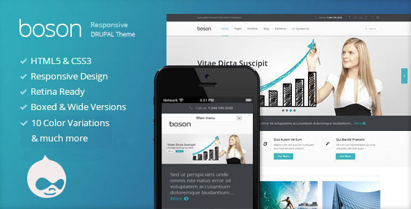 Drupal Boson theme Drupal Boson theme