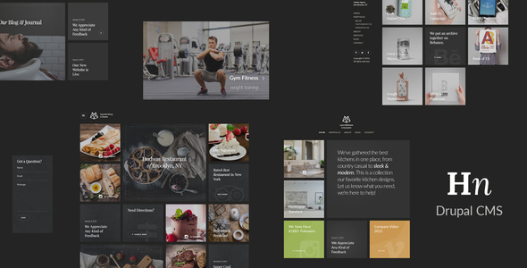 Drupal Hudson creative template Drupal Hudson Creative template