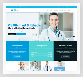 Rise Medical Theme Rise Medical Theme