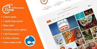 Drupal Boom theme Drupal Boom theme