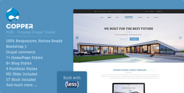 Drupal Copper theme Drupal Copper theme