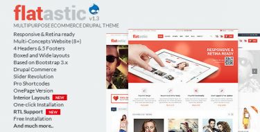 Drupal Flatastic Theme Drupal Flatastic Theme