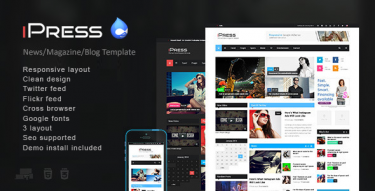 iPress Drupal theme IPress Drupal theme
