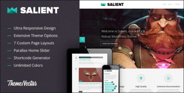 WordPress Salient Theme WordPress Salient Theme