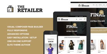 WordPress The Retailer Theme WordPress The Retailer Theme