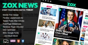 WordPress Zox News Theme WordPress Zox News Theme