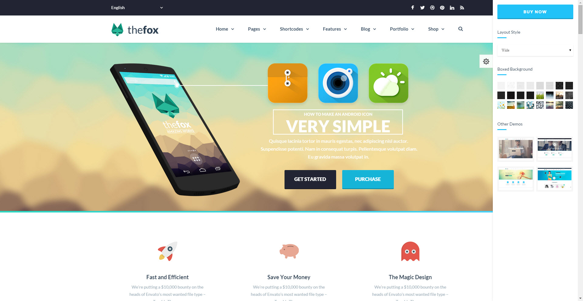 WordPress The Fox Theme WordPress The Fox Theme