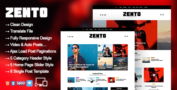WordPress Zento Theme WordPress Zento Theme