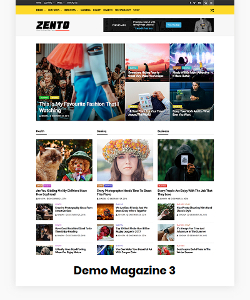 Zento Demo Magazine 3 Zento Demo Magazine 3